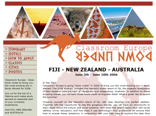 Study Abroad – Down Under